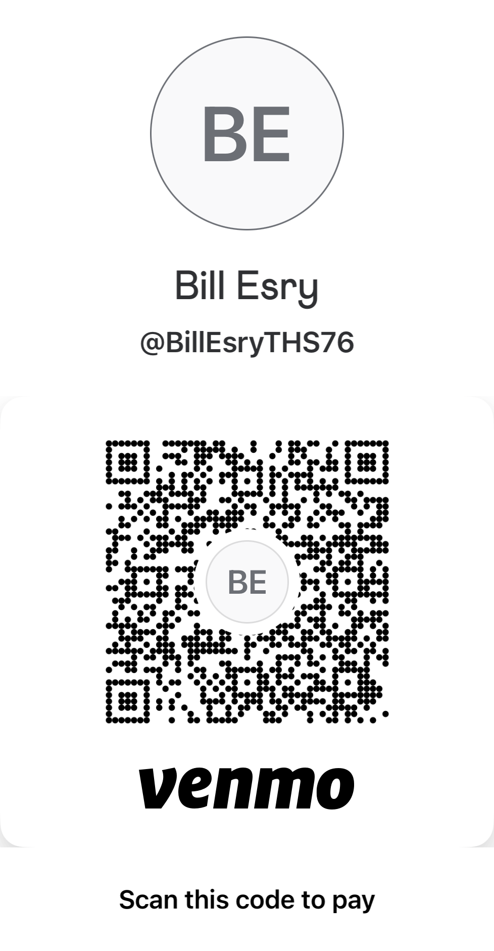 Venmo QR Code